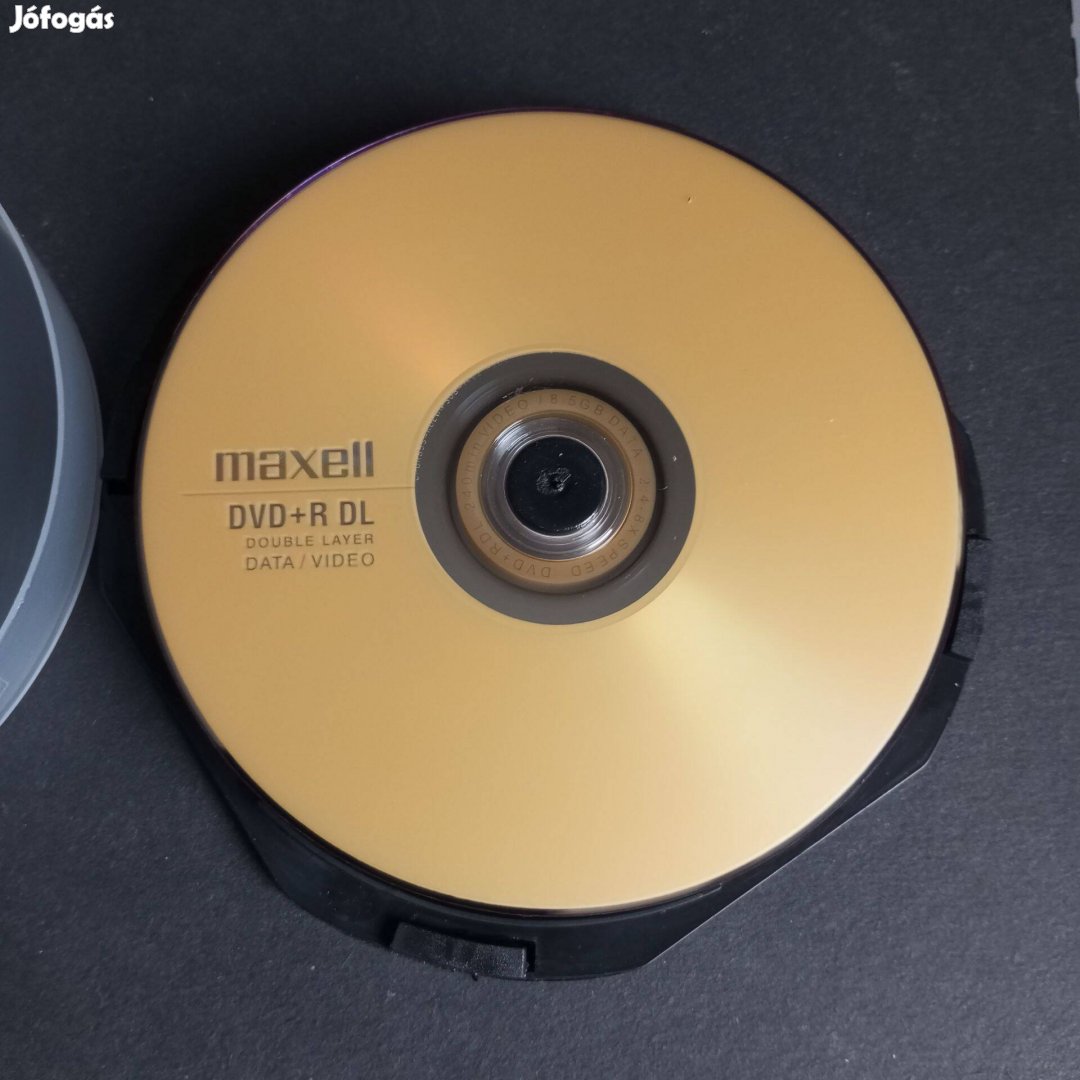 8,5GB Dual Layer Írható DVD Maxell lemez új 11 darab maradt