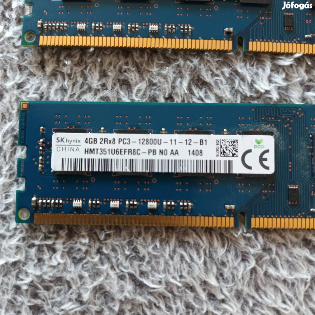 8 DB DDR3 4GB desktop ram