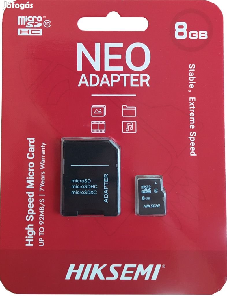 8 GB MicroSD kártya Hiksemi NEO