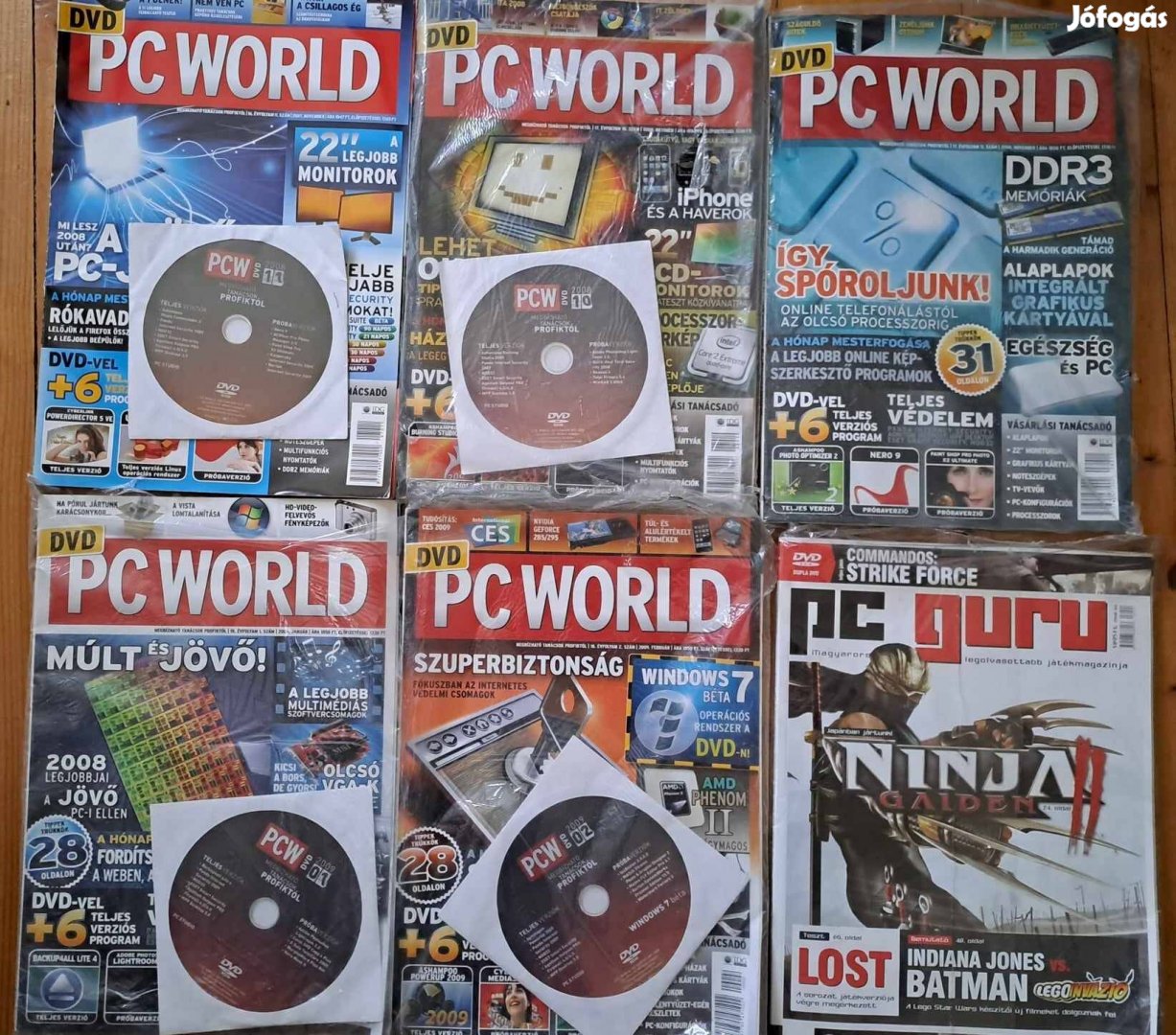 8 db PC magazin: Pc World, PC Guru, Chip