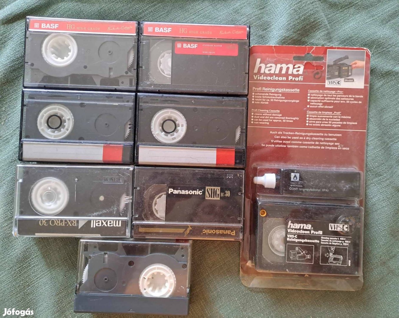 8 db VHS-C - TDK, BASF, Maxell, Panasonic