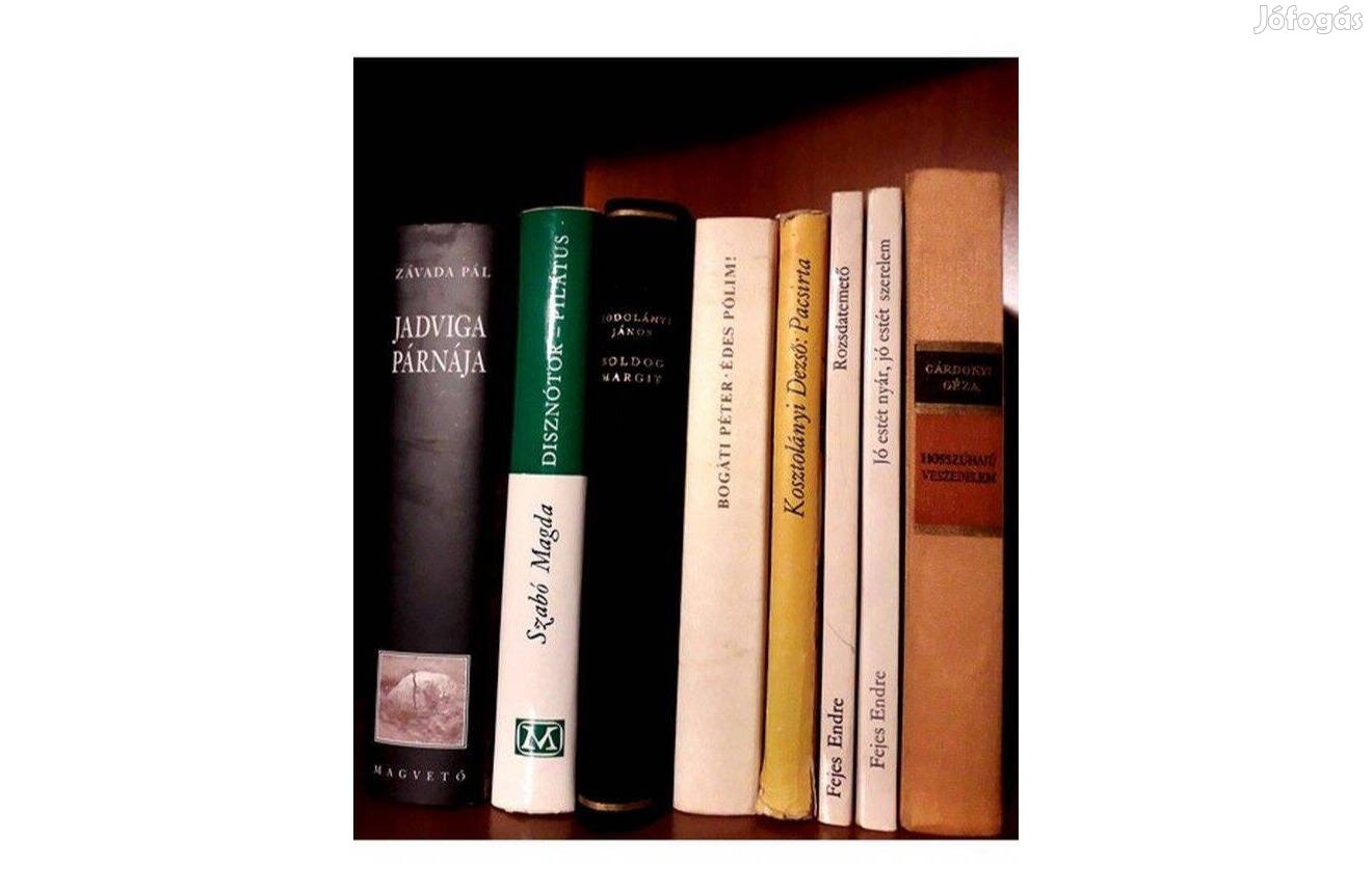 8 db könyv magyar klasszikusok Hibátlanok