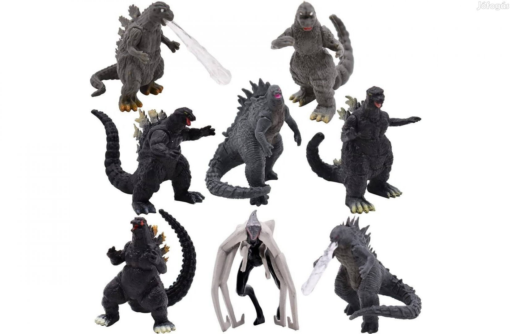 8 db-os Godzilla figura szett