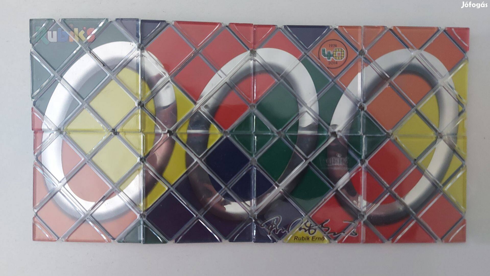 8 elemű Rubik Karikavarázs - 40éves Jubileubi verzió !!