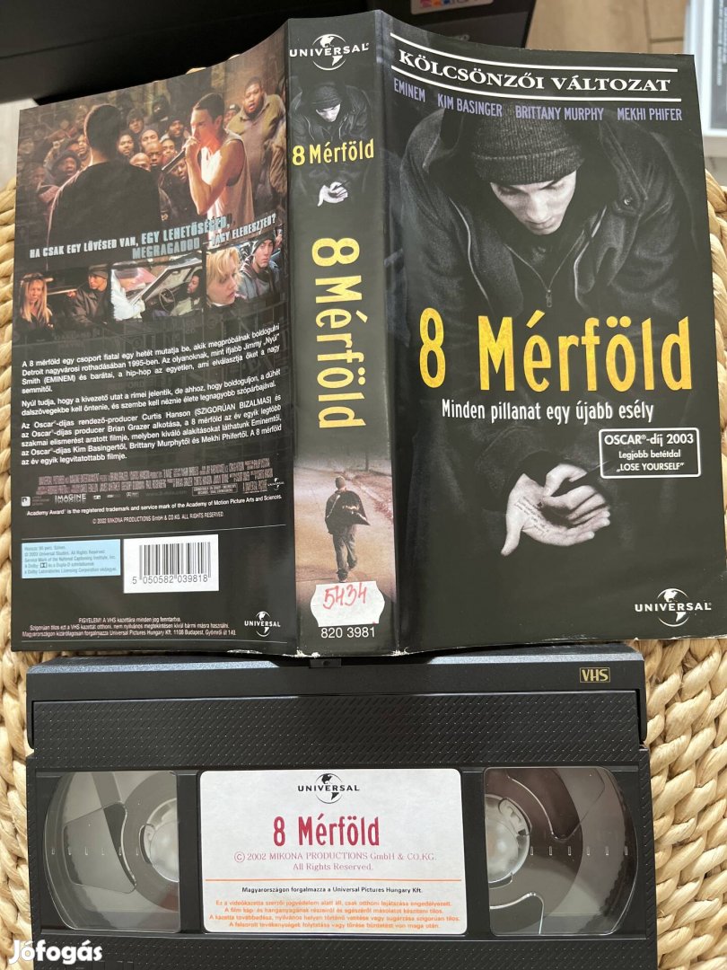 8 mérföld vhs