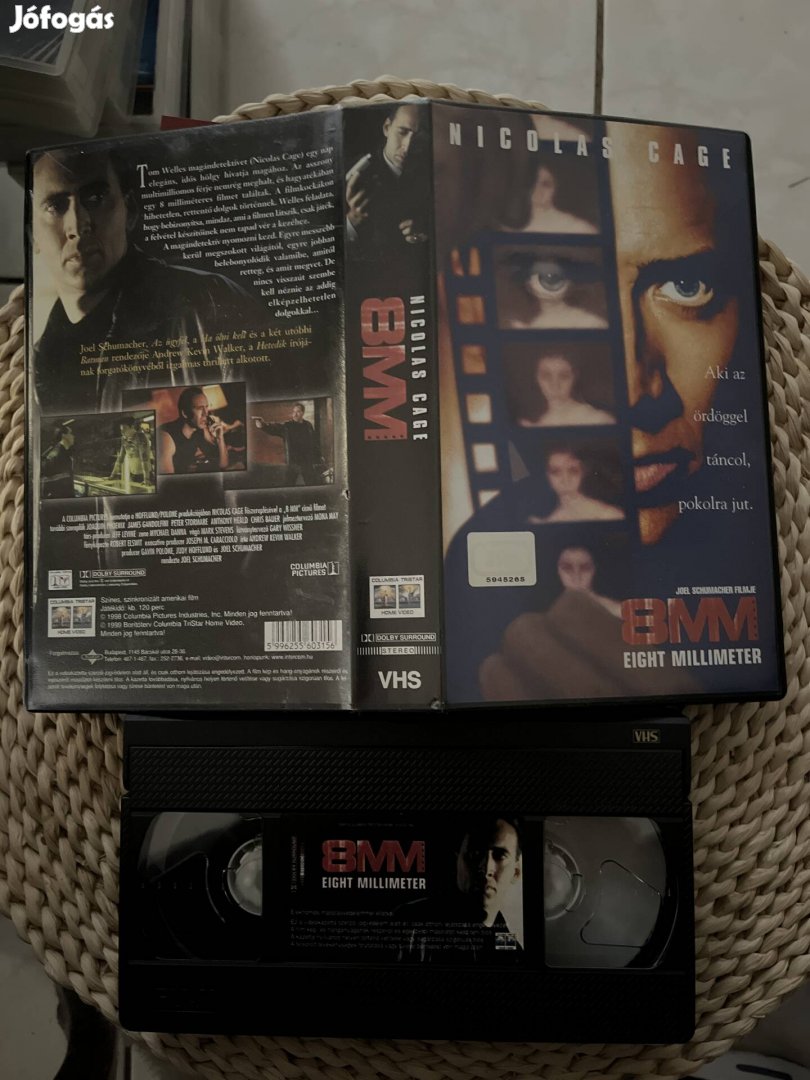 8 mm vhs.    