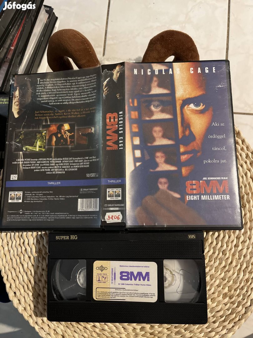 8 mm vhs.     