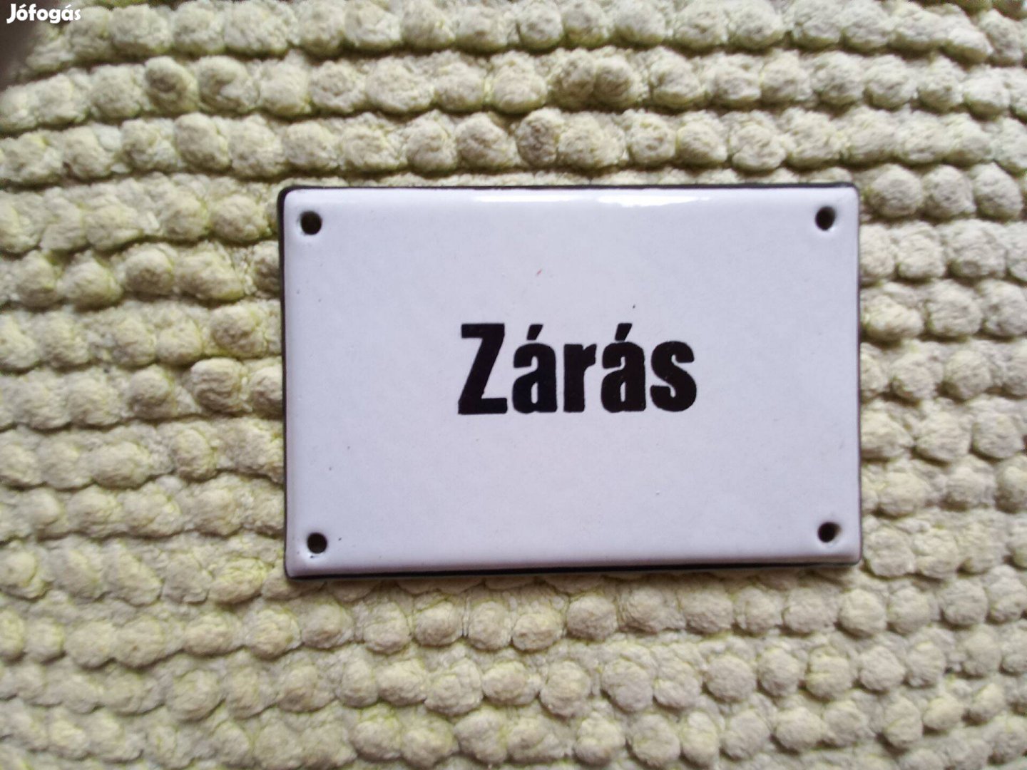 8 x 12 cm-es tűzzománc tábla