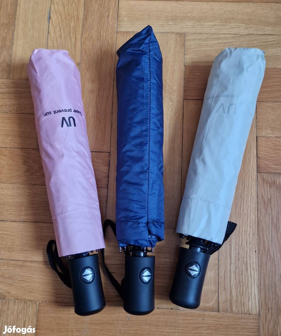 8 x 2 bordás Automata mini szélálló esernyő napernyő UV álló