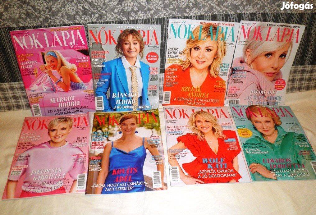 8db Nők lapja magazinok ujak