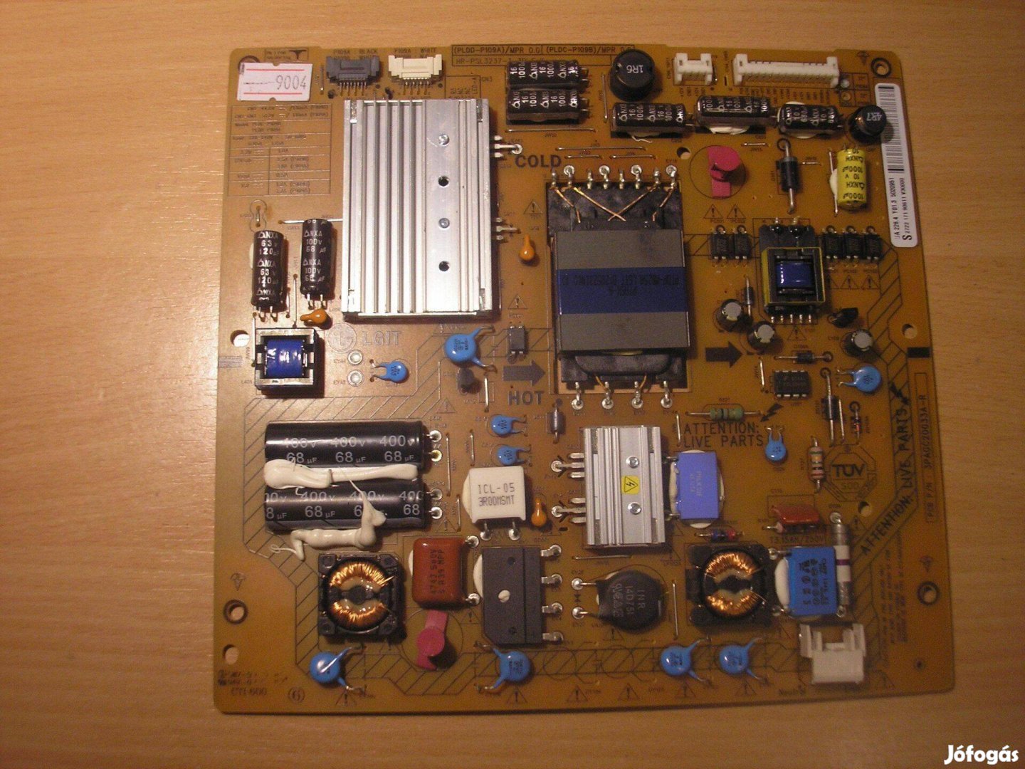 9004 Philips 37PFL6007K tápegység LG 37" 3Pagc20033A-R HR-PSL3237-2-3D