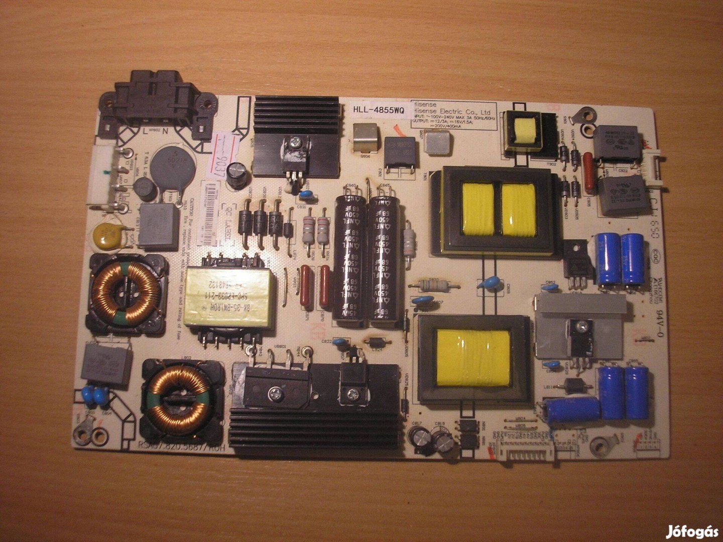 9037 Hisense tápegység HLL-4855WQ Rsag7.820.5687%ROH