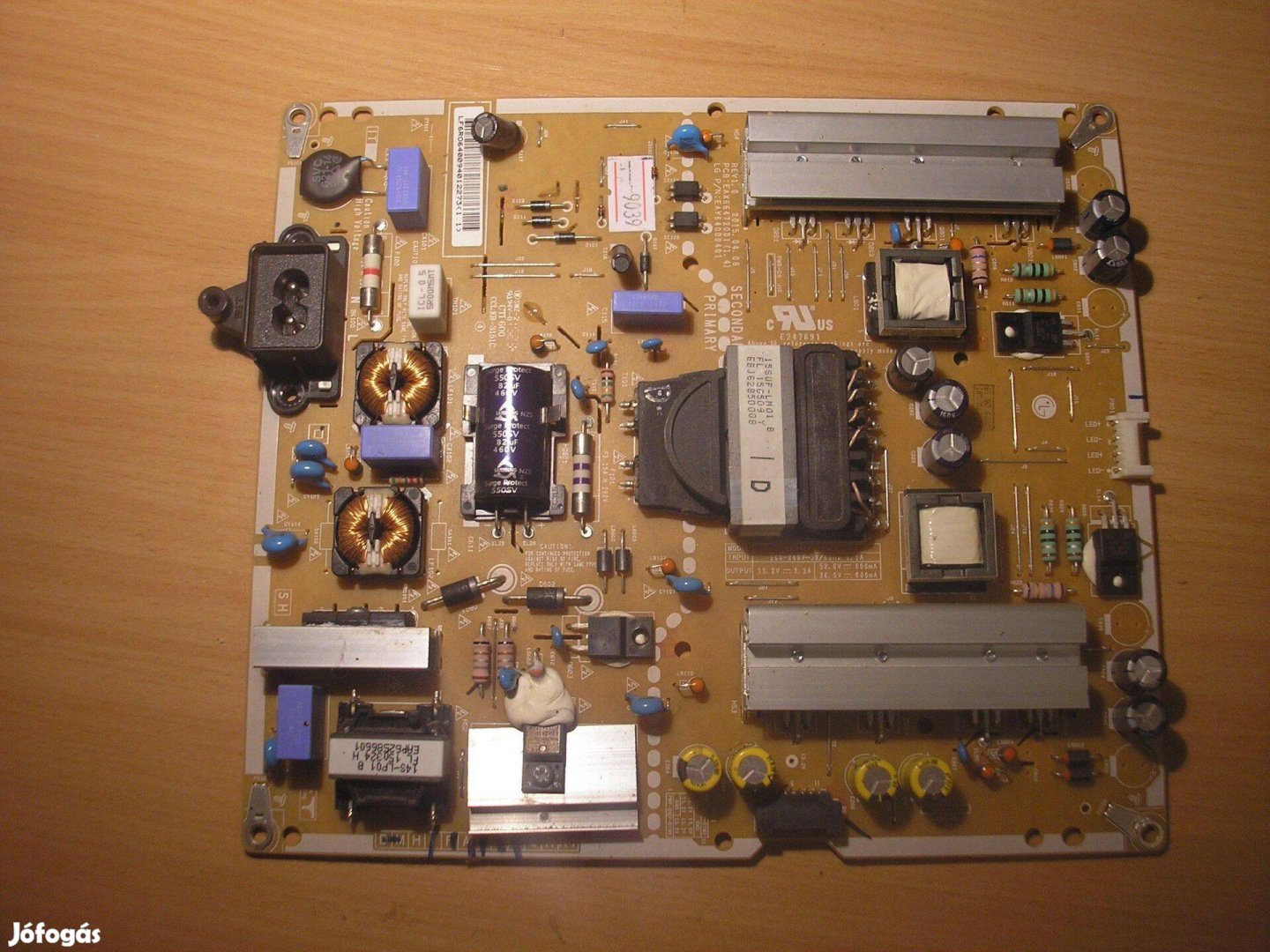 9039 LG 43UF6400 tápegység Lgp43F-15UL2 EAX66472001 (1.4) Eay64009401