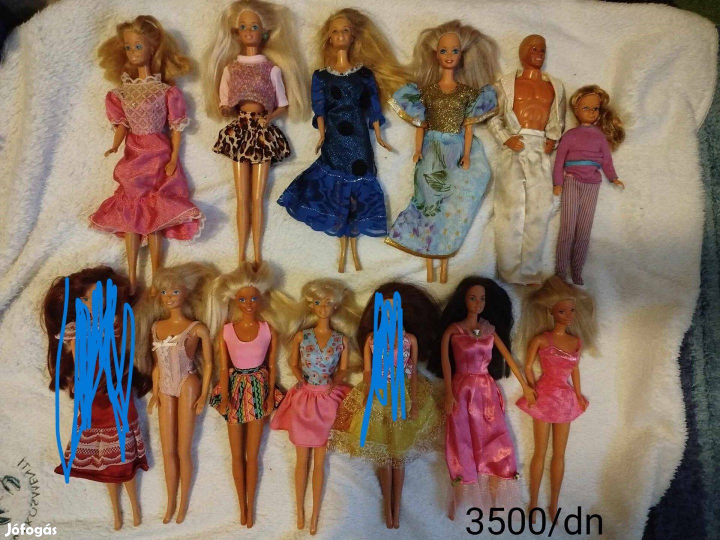 90-es évekbeli Mattel Barbie babák szép állapotban