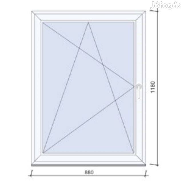 90x120 Műanyag ablak - Lahanita Kft