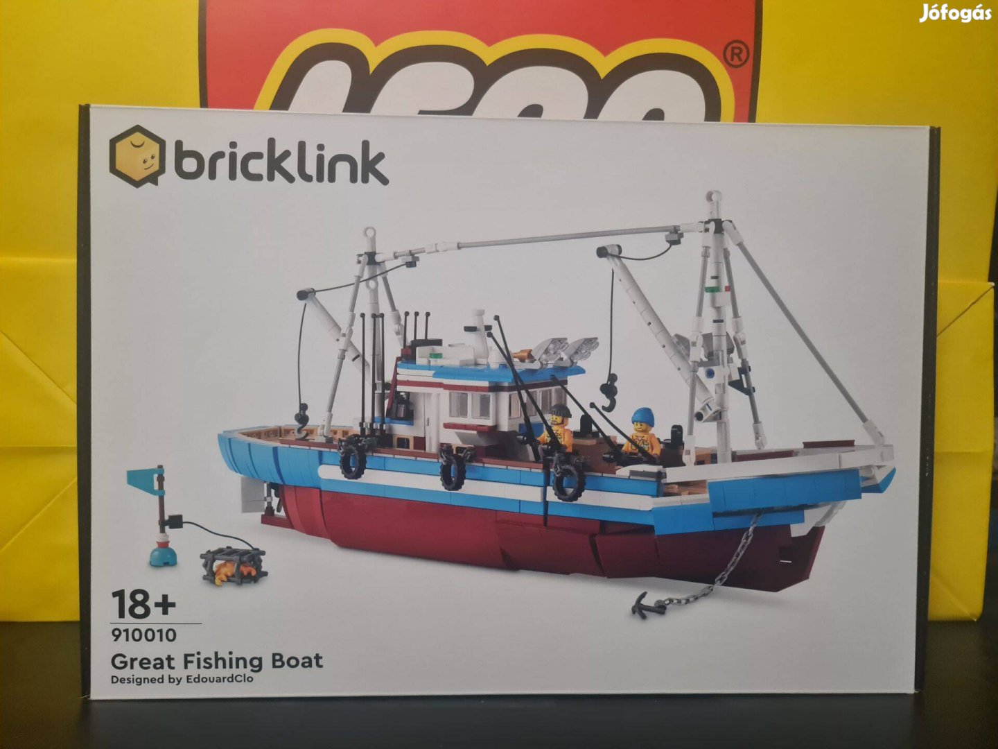 910010 LEGO Great Fishing Boat Bricklink exkluzív, bontatlan