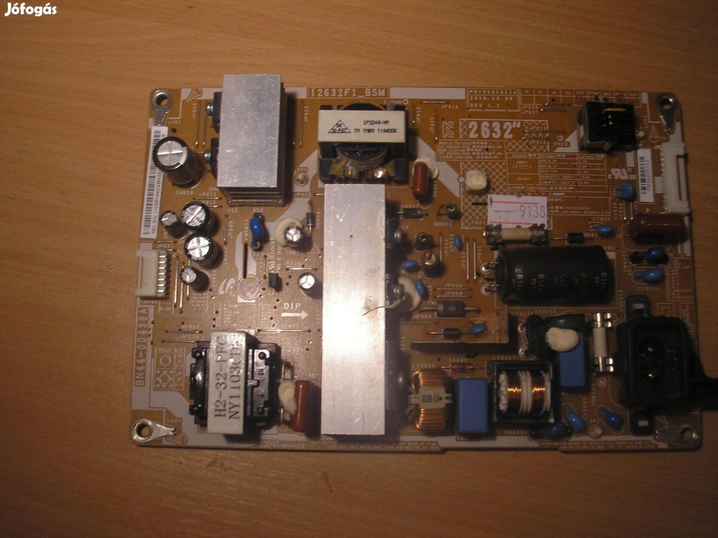9138 Samsung LE32D450 tápegység BN44-00438A I2632F1_BSM Psiv121411A RE