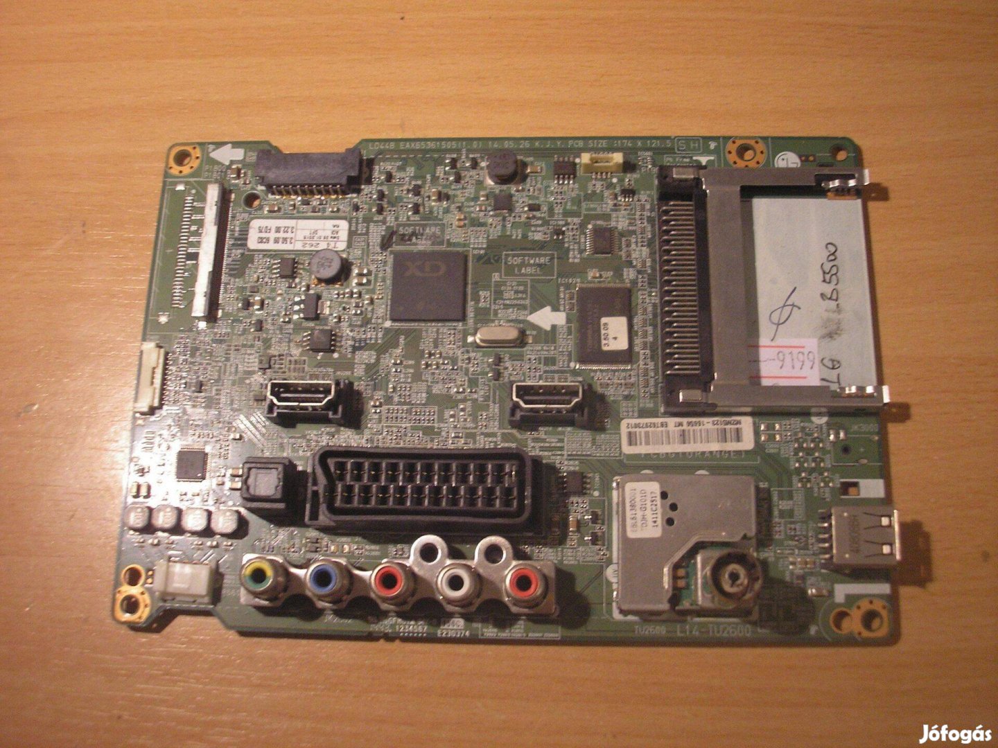 9199 hibás LG 32LB5500 mainboard EAX65361505 (1.0) EBT62973012