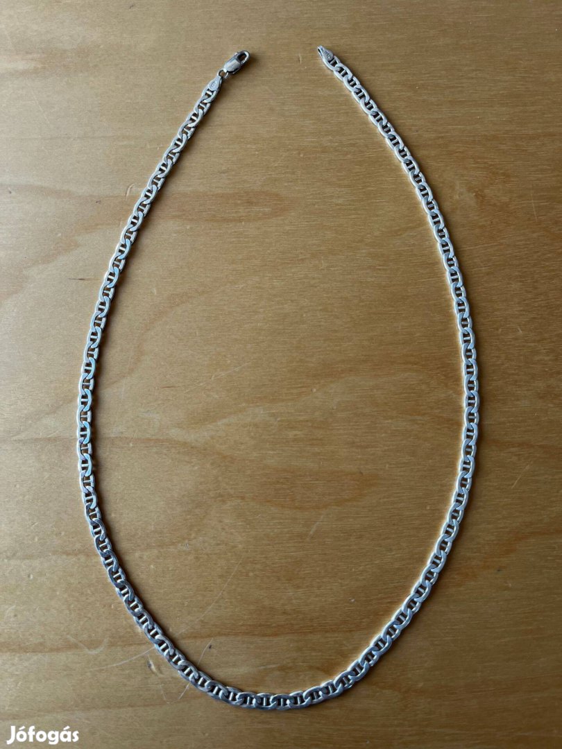 925 ezüst férfi nyaklánc - gucci fazon - 55 cm