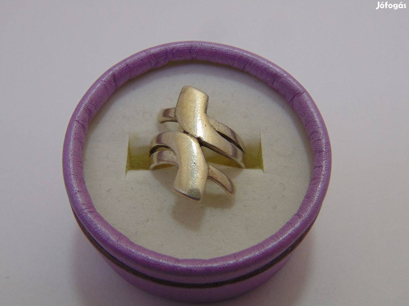 925-ös állítható ezüst gyűrű, 17 mm