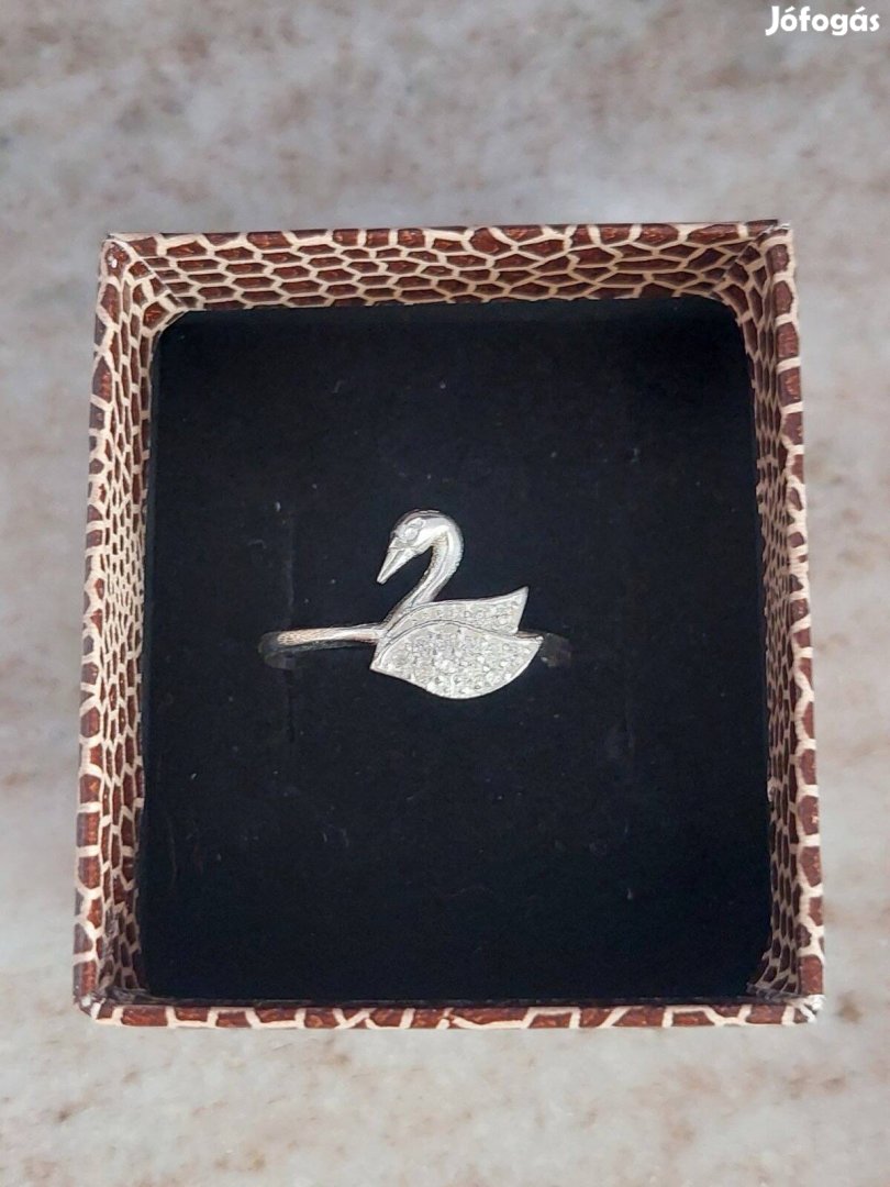 925-ös ezüst hattyú gyűrű