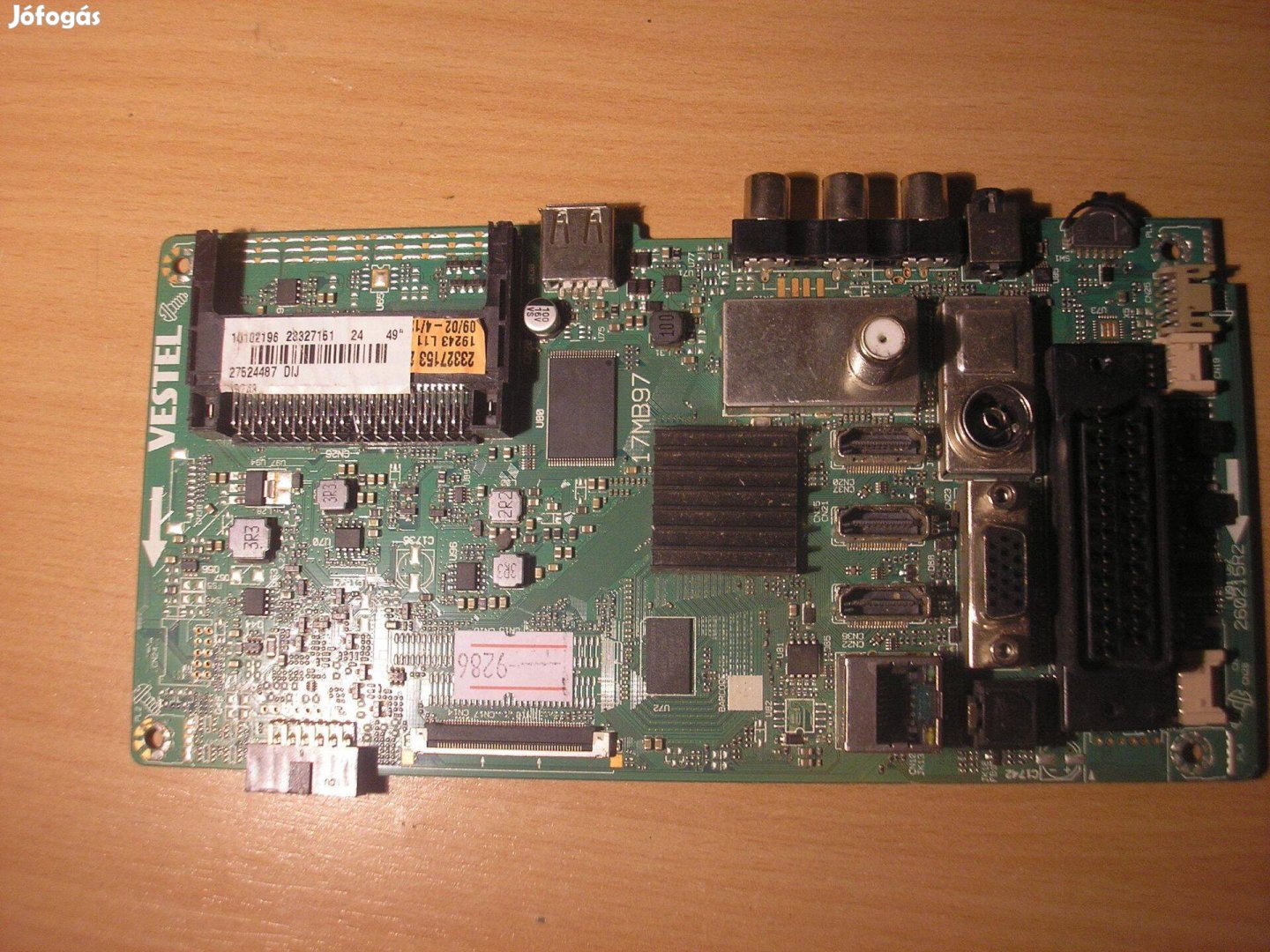 9286 hibás Vestel 17MB97 mainboard