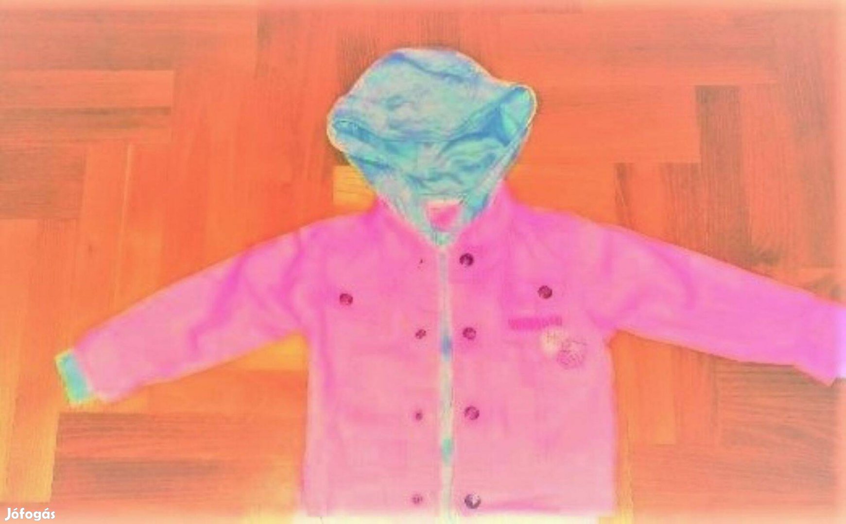 92Újszerű Dopodopo cuki lepkés béletlen kabát, dzseki, felső