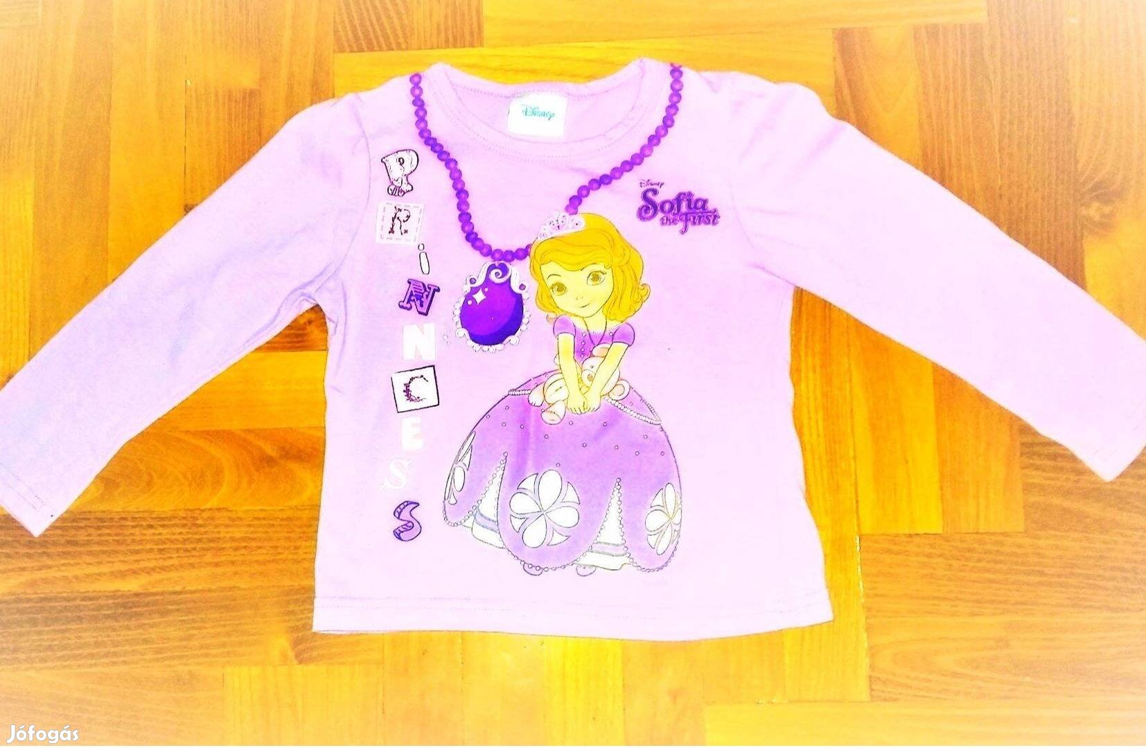 92 Disney cuki Szofia hercegnő mintás póló felső
