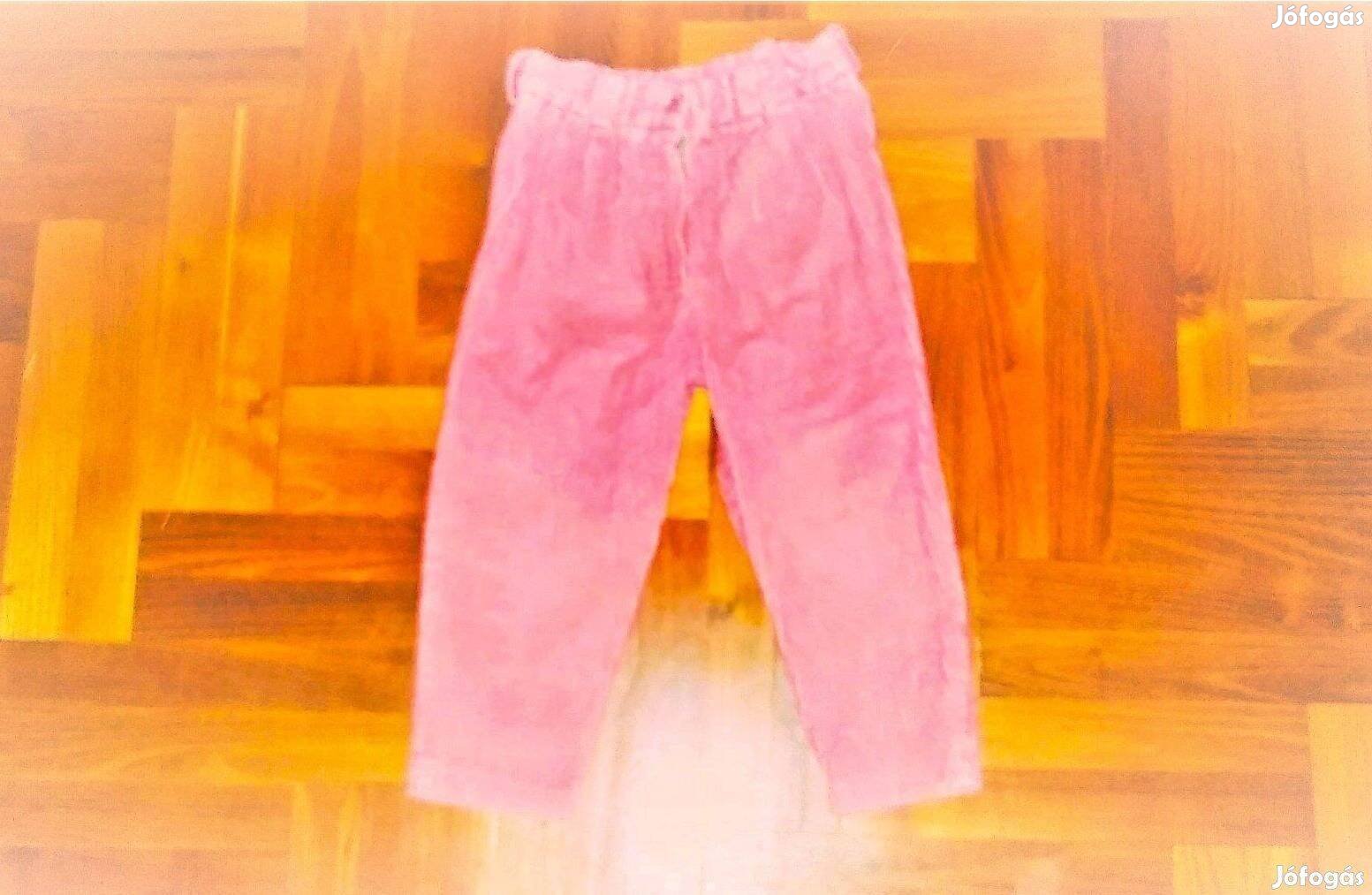 92 újszerű cuki rózsaszín kordbársony nadrág naci