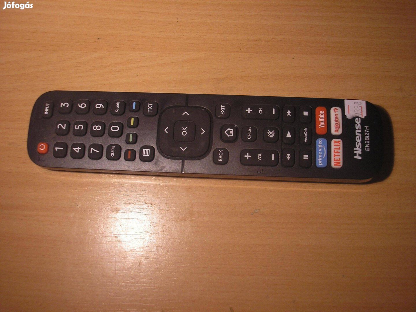 9358 Hisense EN2BI27H LED TV SMART távirányító