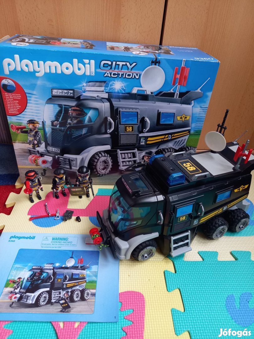 9360 Playmobil City Action SEK rendőrségi rohamkocsi