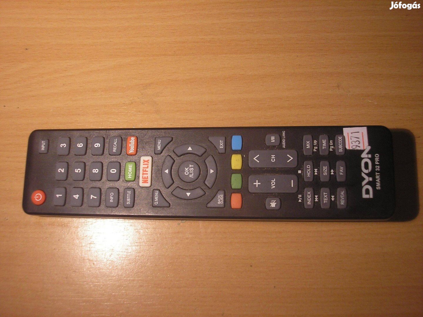 9371 Dyon SMART 32 Pro LCD LED TV távirányító Ydx123