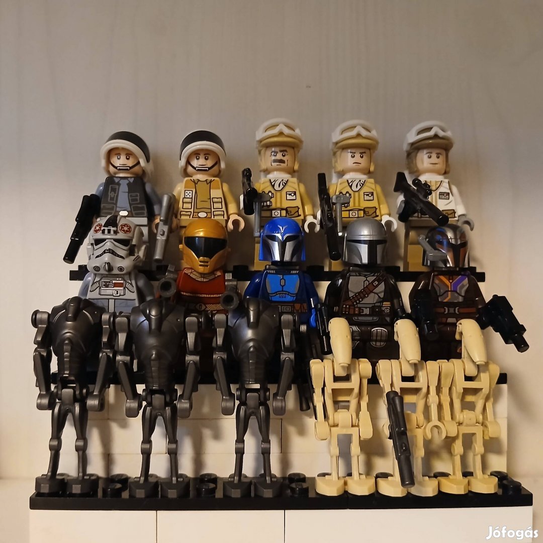 94db Lego Star wars minifigura (81 eredeti, 13 másolat)