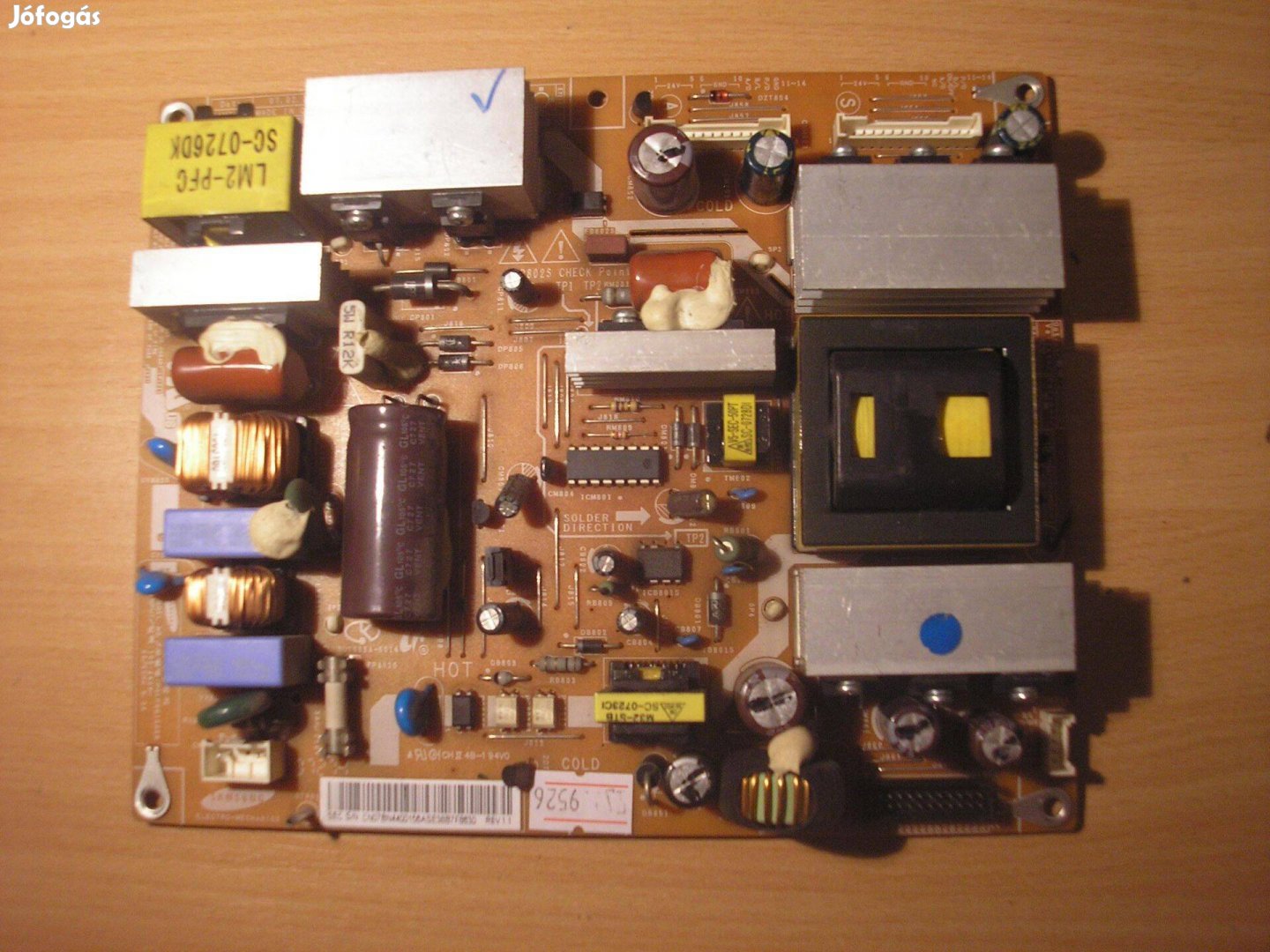 9526 Samsung LE32S86BD tápegység BN44-00156A Psfl201502B