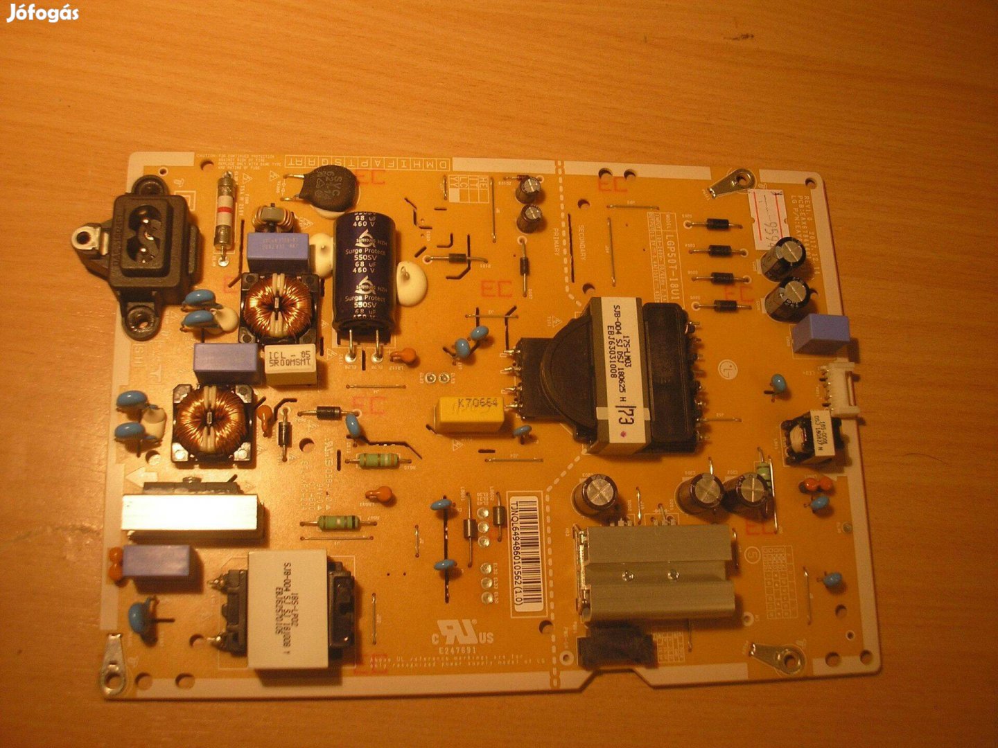 9594 LG 50UK6950 tápegység EAX67844401 (1.6) Eay64948601 Lgp50T-18U1