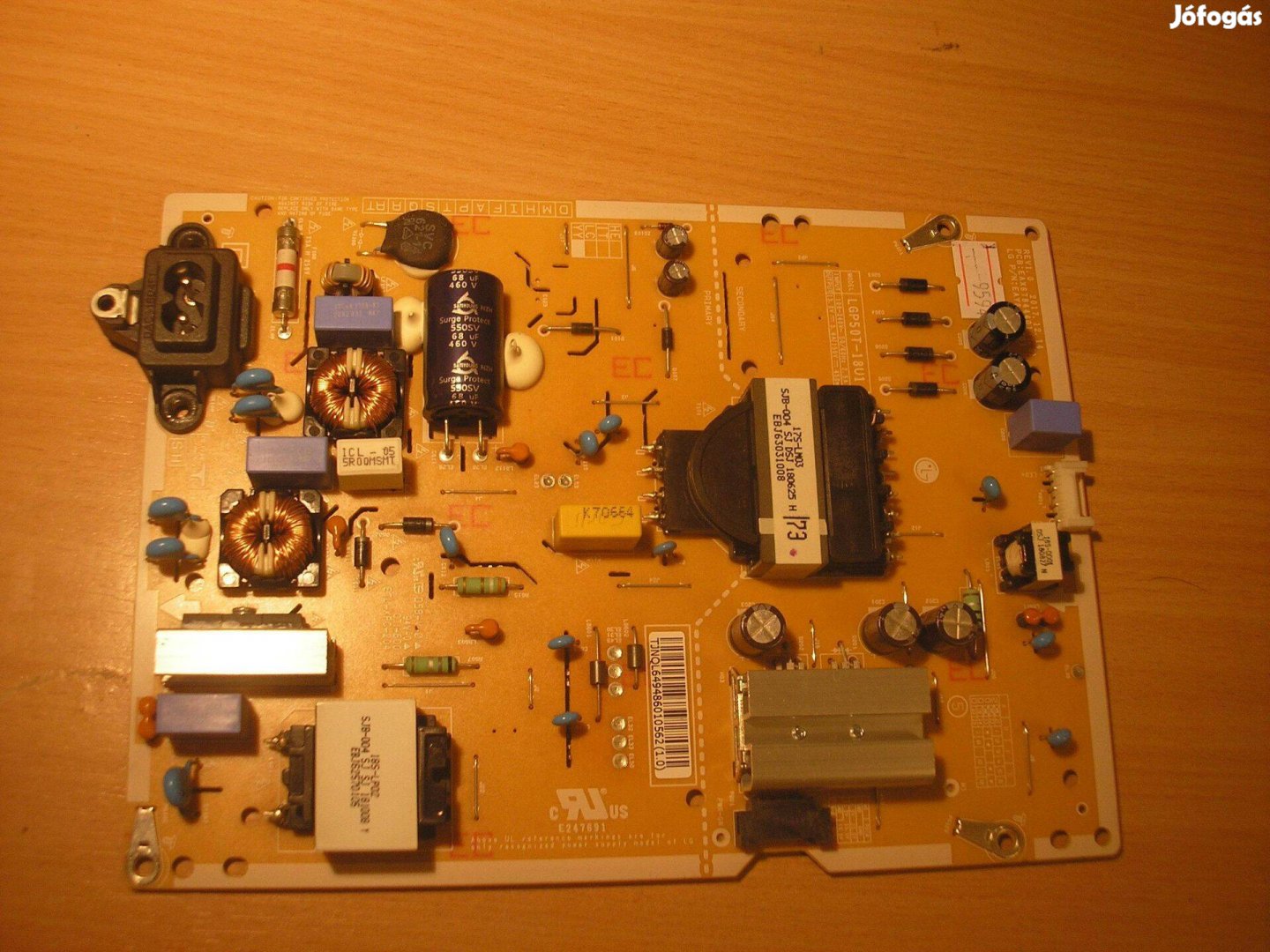 9594 LG 50UK6950 tápegység EAX67844401 (1.6) Eay64948601 Lgp50T-18U1