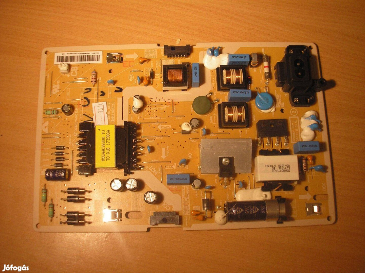 9616 Samsung UE43M5500AK tápegység L40E1R_Kdy BN44-00871C REV 1.1