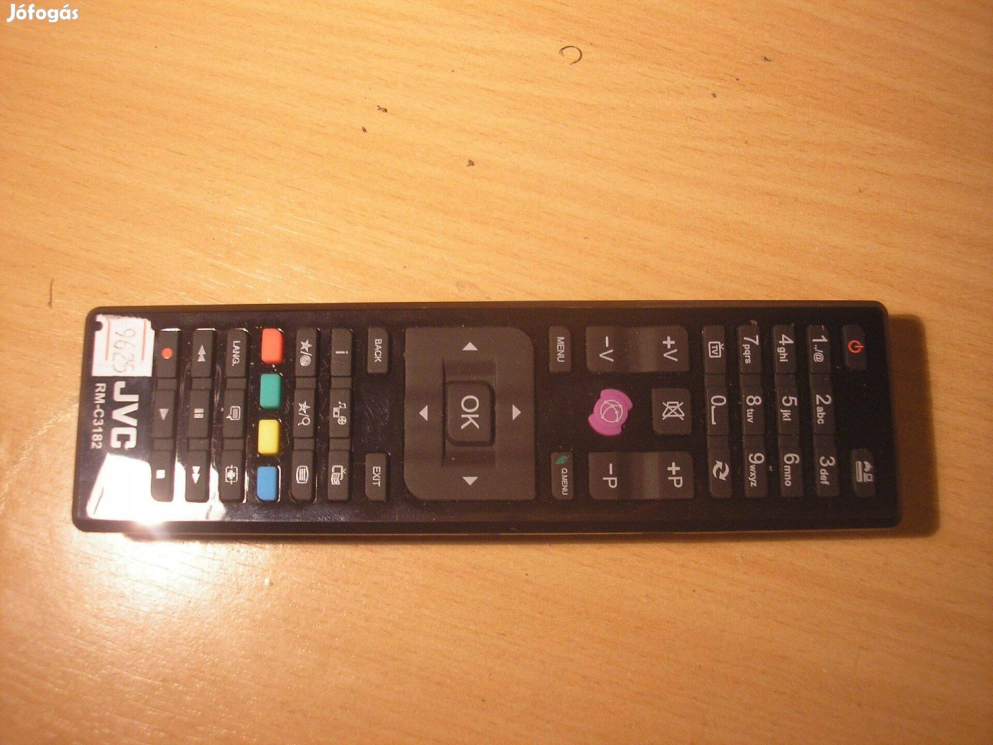 9629 JVC Vestel RM-C3182 SMART LED TV távirányító