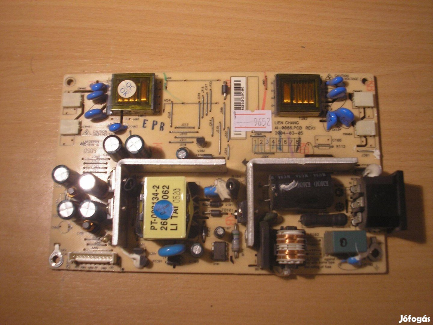 9652 LG Flatron L1715S tápegység AI-1166.PCB REV:1