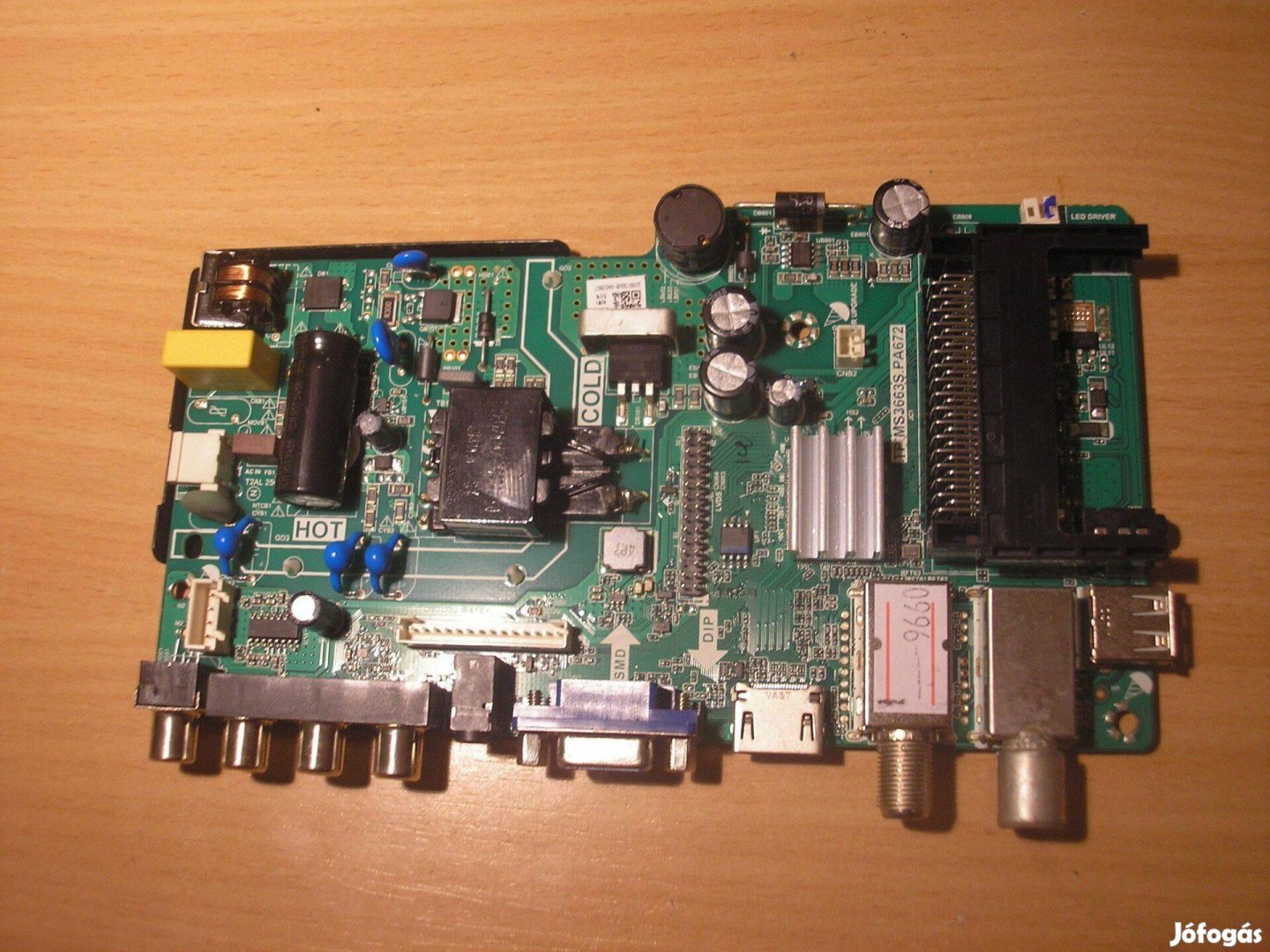 9660 Starlight 24Slta1000H mainboard TP.MS3663S.PA672