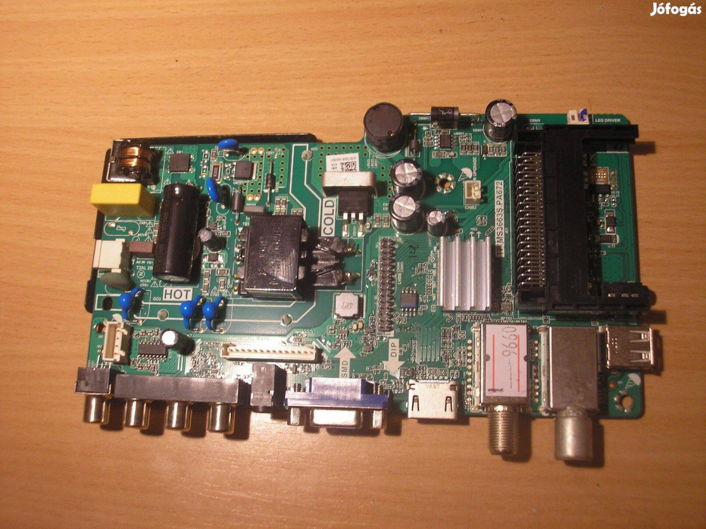 9660 Starlight 24Slta1000H mainboard TP.MS3663S.PA672