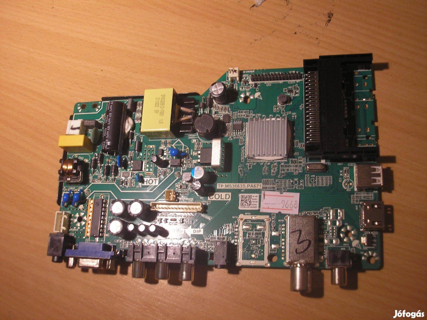 9668 Starlight 22DM3500 mainboard TP.MS3663S.PA671