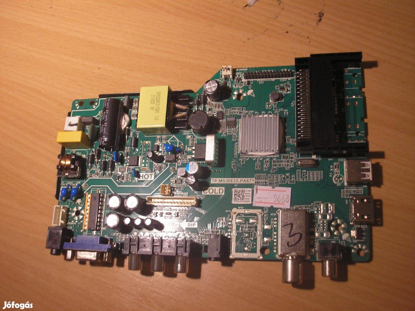 9668 Starlight 22DM3500 mainboard TP.MS3663S.PA671