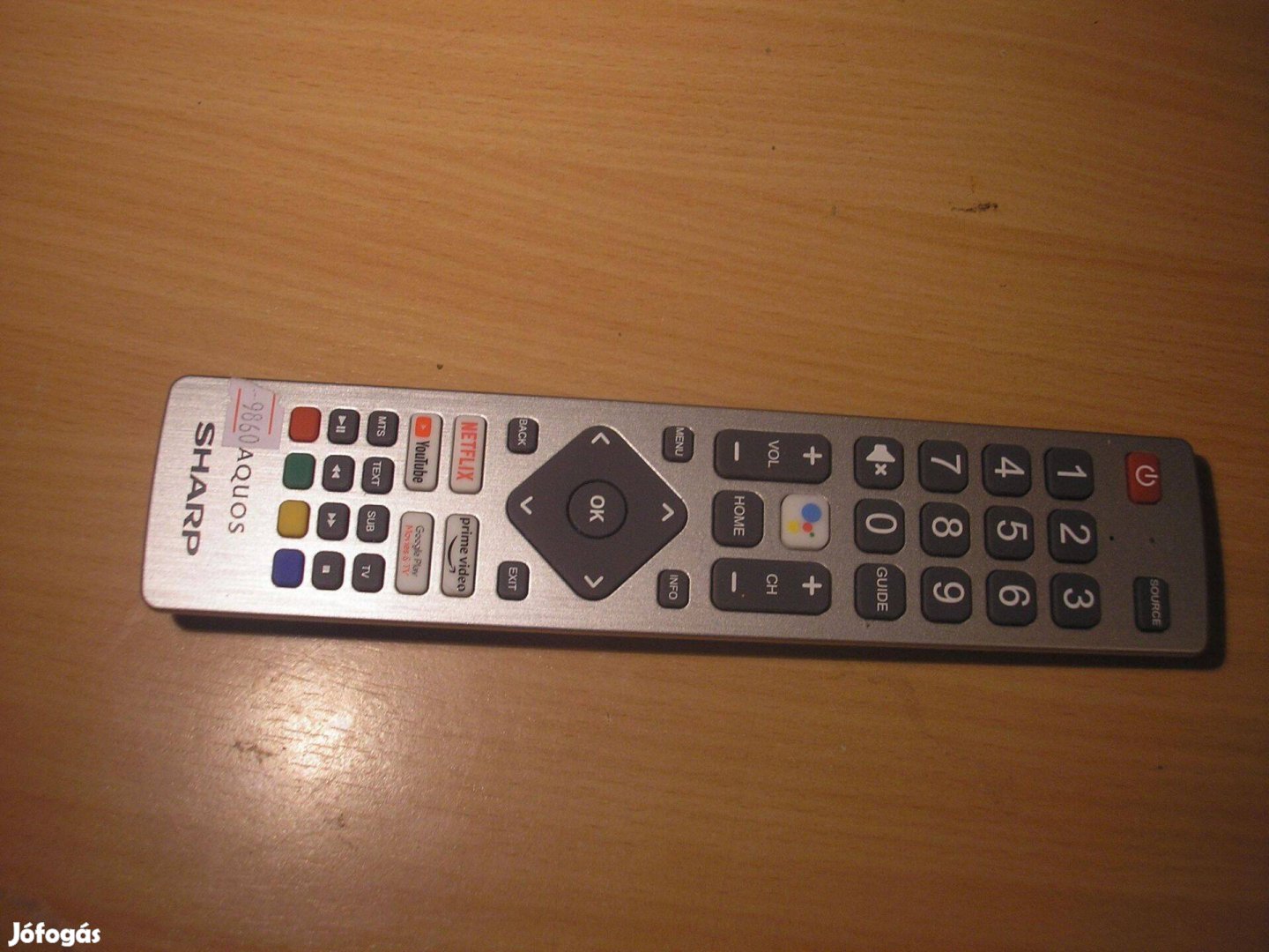 9860 Sharp Aquos DF2108193827 smart LED TV távirányító Netflix Youtube