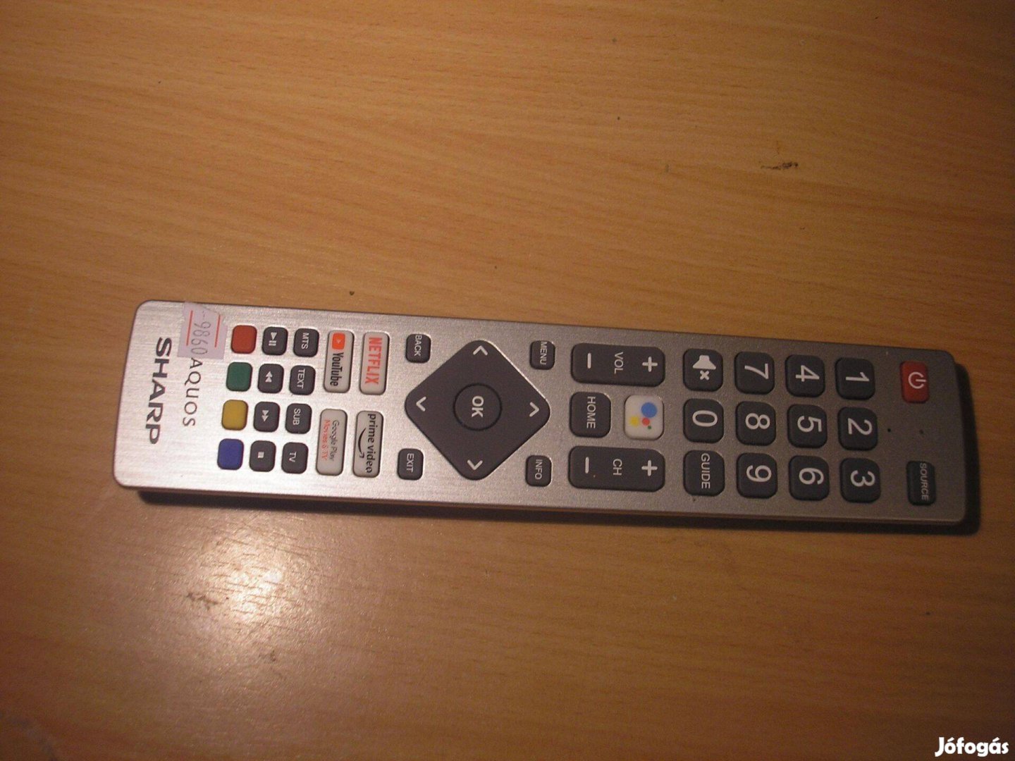 9860 Sharp Aquos DF2108193827 smart LED TV távirányító