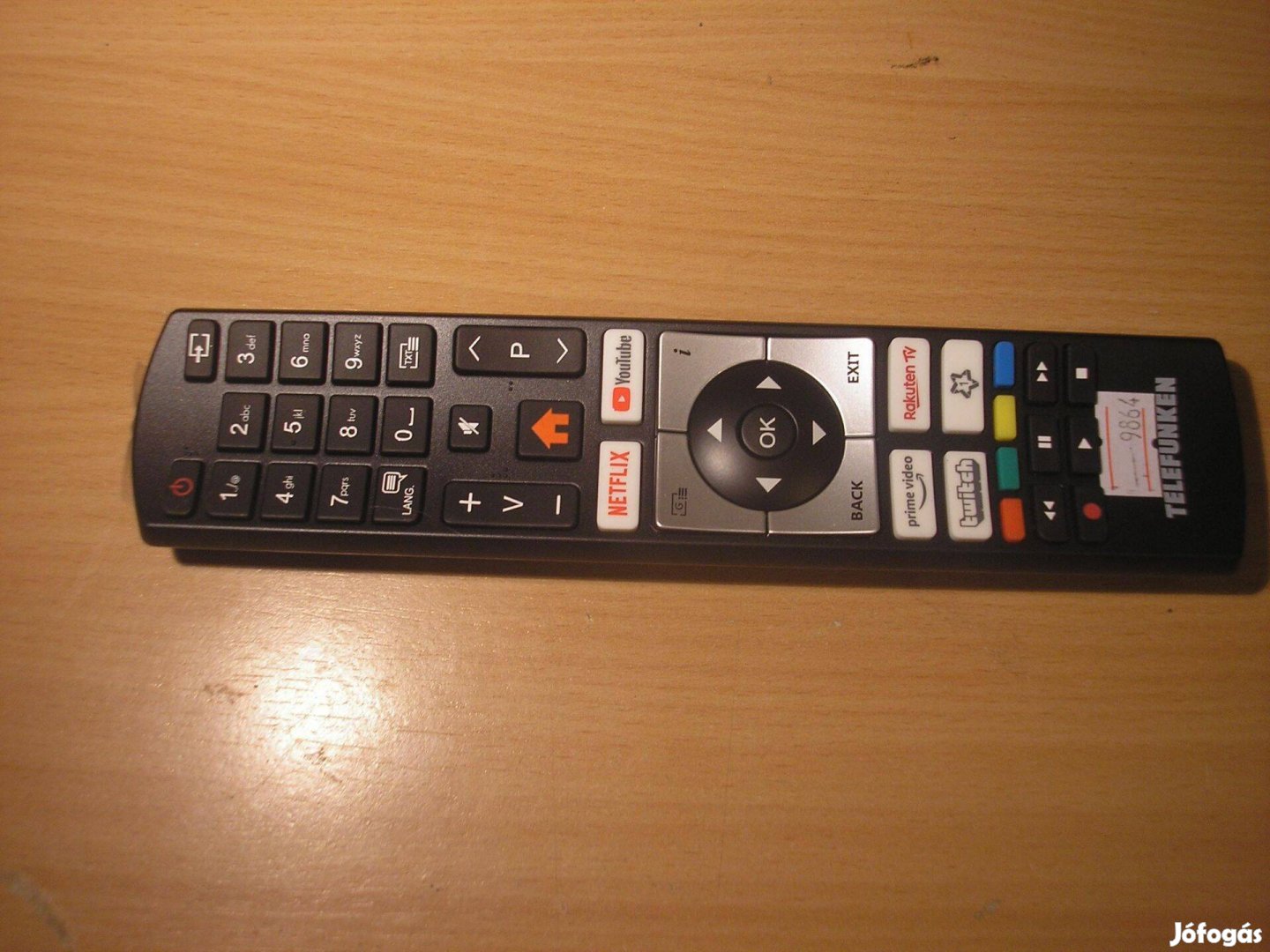 9864 Telefunken Vestel RC4518P SMART LED TV távirányító Technika Finlu
