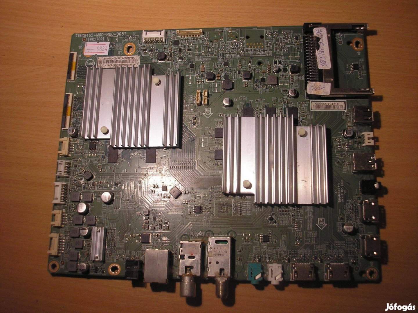 9884 hibás Philips 715G8465-M0D-B00-005T WK:1702 mainboard