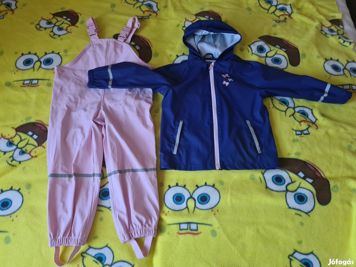 98-104-es Lupilu kislány esőkabát és esőnadrág