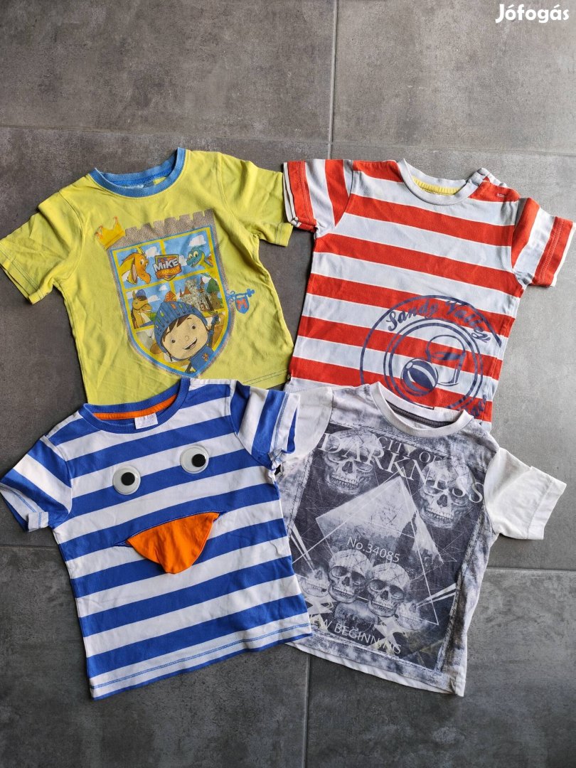 98-104-es póló csomag a 2 csíkos FF