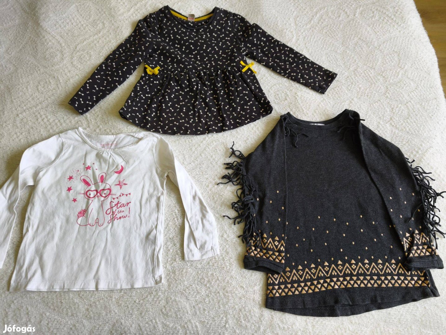 98-as 3 db lányka felső